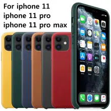 Официальный чехол из натуральной кожи с логотипом для iphone 11 i11 pro i11 pro max, чехол из натуральной кожи для телефона для iphone 11 pro max