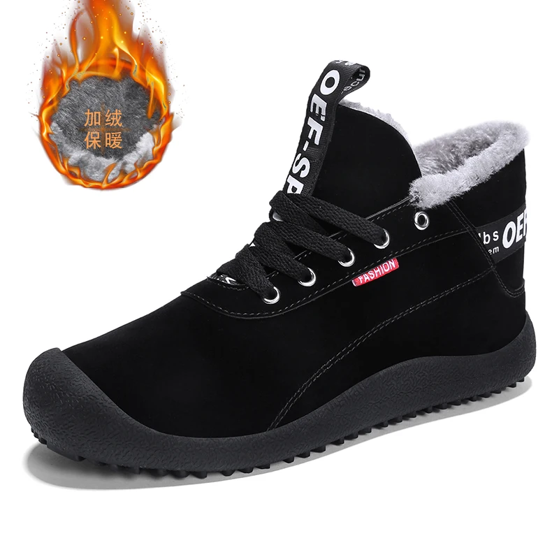 

BIGFIRSE Big Size Men Winter Snow Boots High Quality Keep Warm Outdoor Men Cotton Boots Comfortable Autumn New Men Boots Zapatos