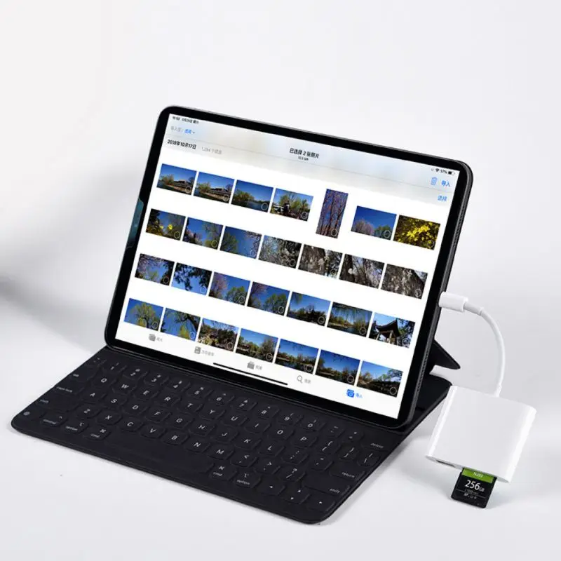 3-в-1 USB-C кард-ридер OD 3,0 ПВХ USB адаптер OTG Тип-C Телефон ноутбука Компьютерные аксессуары для TF защищенная цифровая карты памяти