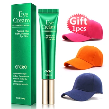 

EFERO Dark Circles Removal Cream Anti Wrinkle Firming Eye Care Cream Against Blue Light Eye Cream Skin Care with 1pcs Hat Gift