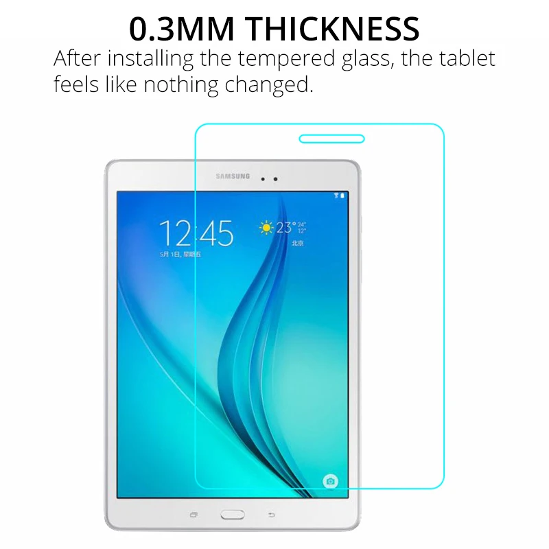 2 X Tempered Glass Screen Protector for Samsung Galaxy Tab A 8.0 SM-P355N P355K