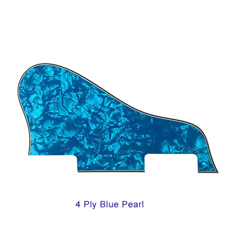 Запчасти для гитары Pleroo на заказ-для левшей No srew hole ES 335 Jazz Archtop Guitar Pickguard Script Plate