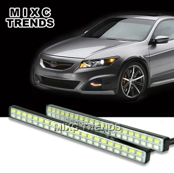 

2*42pcs high power 5630 led White turn Amber LED daytime running light Turn Singal brake steering become Amber DRL Fog Light