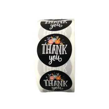 

500pcs Thank You Stickers for Wedding Favors Party Handmade Gift Packaging Label