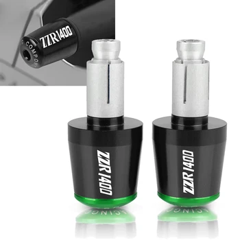 

For KAWASAKI ZZR1400 ZZR 1400 NINJA ZX-14R Motorcycle Accessories 7/8" 22MM Handlebar Hand Grips Handle Bar End Cap ZZR-1400