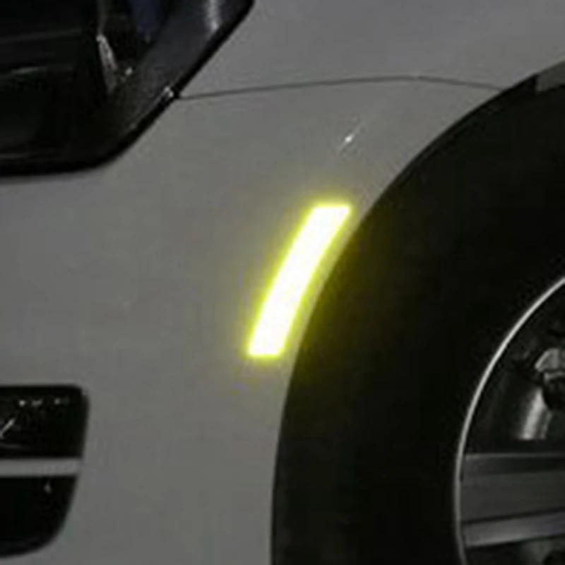 2 шт. автомобильные наклейки обод колеса для бровей Светоотражающие