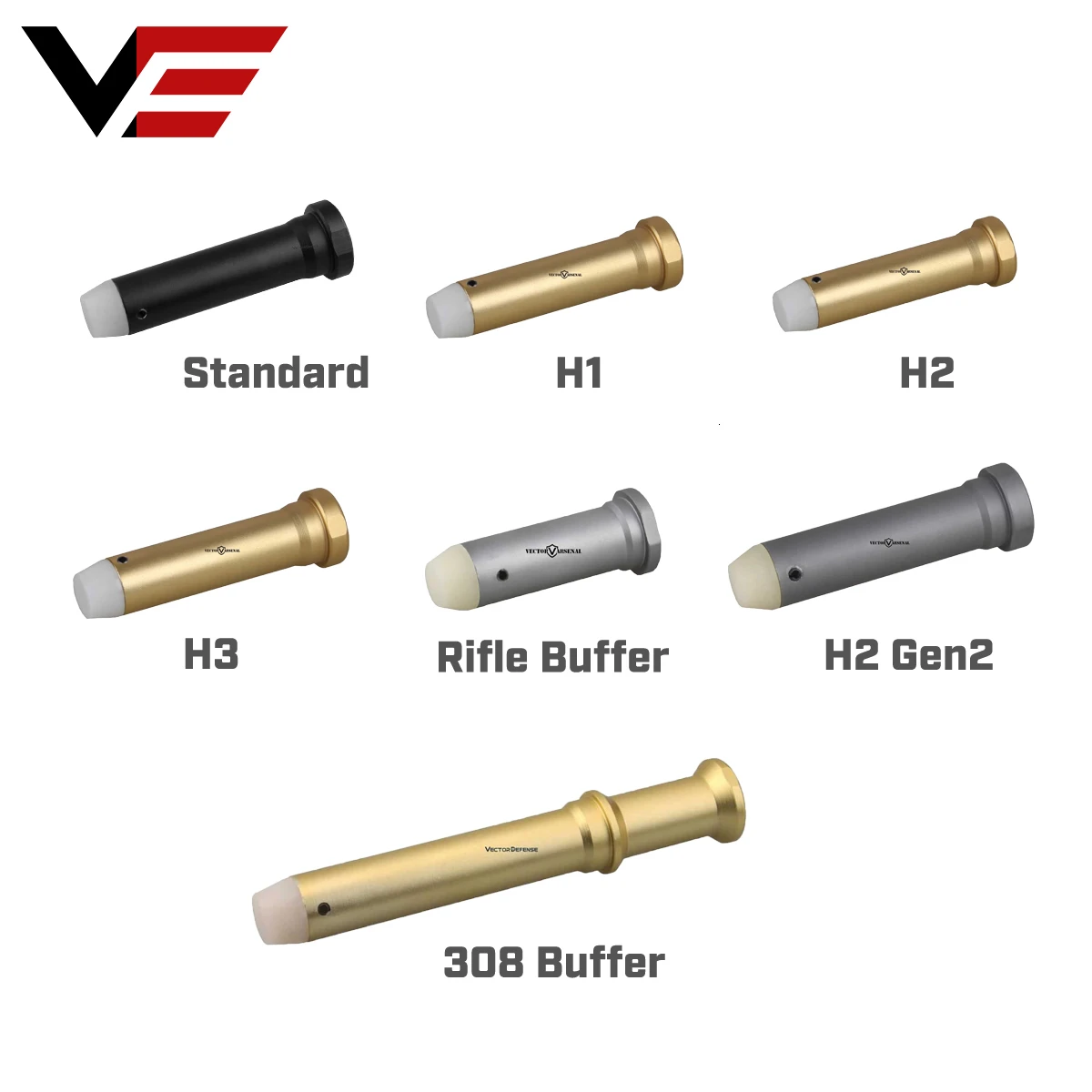 Vector Optics Recoil Standrand H1 H2 H3 308 буфер для. 223 5 56 AR15 AR10 M4 карбин|m4 carbine|ar15 bufferm4 optics |