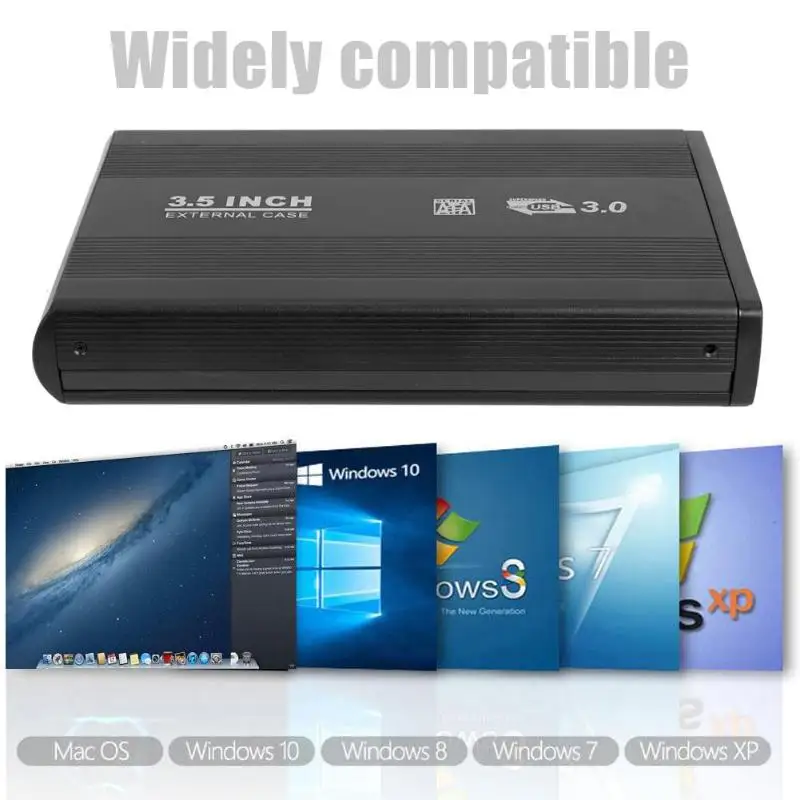 Корпус для внешнего твердотельного жесткого диска 2 5/3 5 дюйма USB 3 0 SATA порт|Корпус