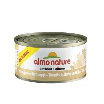 

almo nature Classic Tuna - Pollo y Queso (70 g, 24 Unidades)