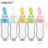1PC Baby Feeding Bottle Toddler Silicone Squeeze Feeding Spoon Milk Bottle Baby Training Feeder Food Supplement 2