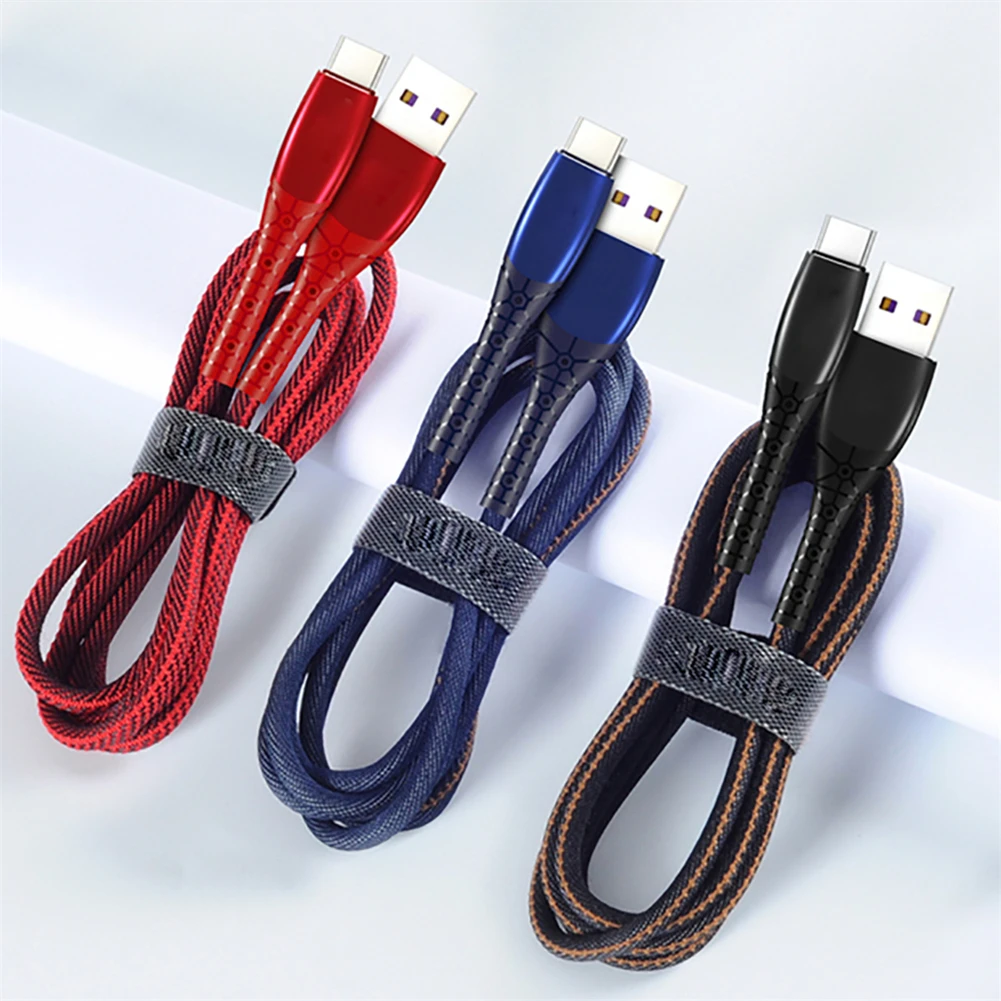 5А быстрая зарядка USB C кабель для зарядки телефона type-C для huawei P20/P30 samsung Galaxy Xiaomi зарядный кабель для передачи данных нейлоновый Плетеный