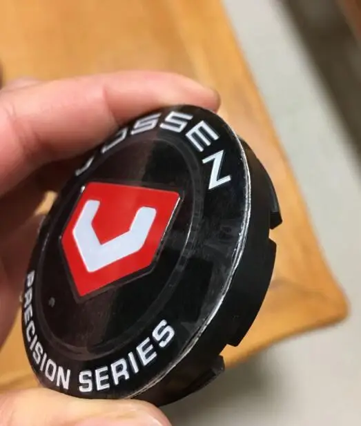 

Car styling 4pc 56MM black red vossen Sticker Emblem Car Wheels Center Caps Wheel Covers Hub Cap for Skoda TOYOTA MAZDA jeep