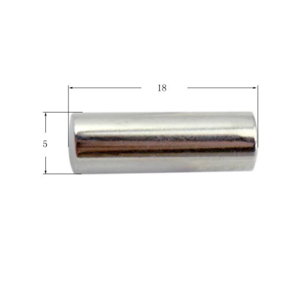 12 Pieces Electric Guitar Bass Pickup Metal Pins Cyclinder Magnet Slug Rods