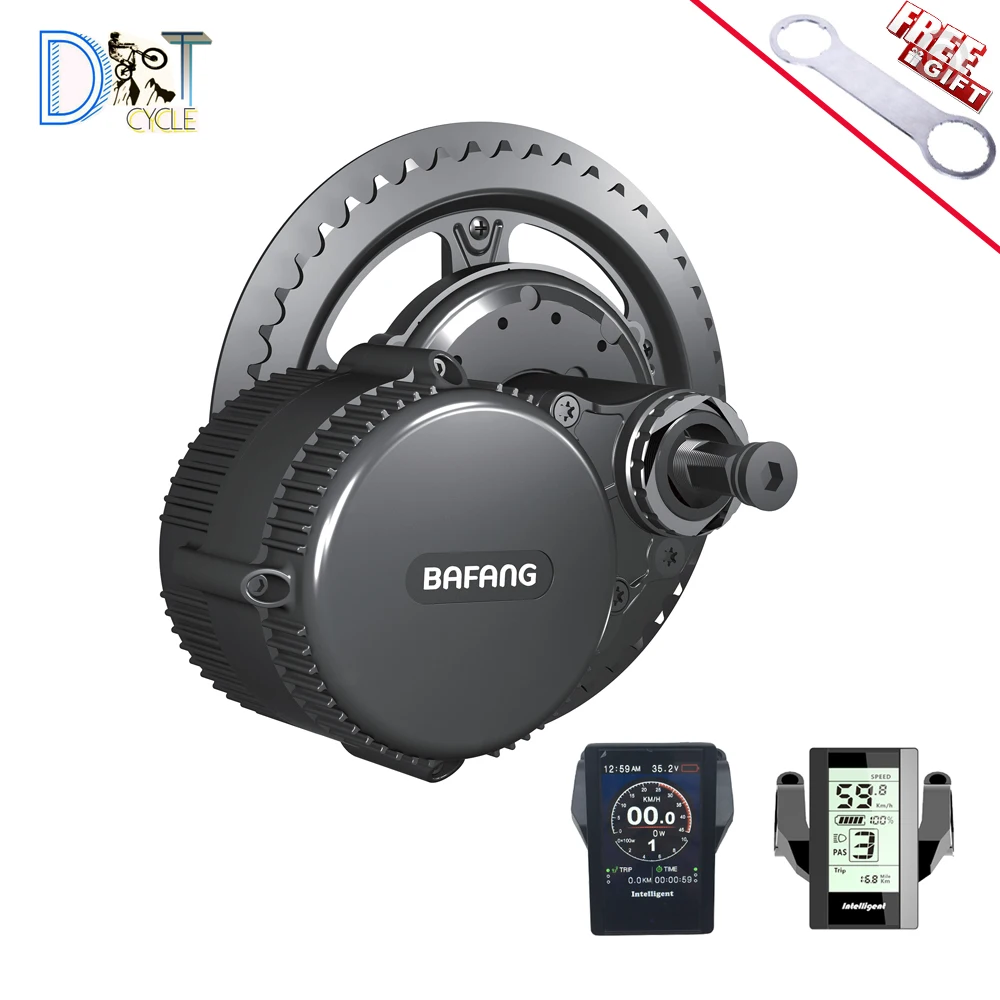 BBS02B BBS01B Bafang 36 в 250 Вт 350 500 комплекты среднего привода электродвигателя с цветным