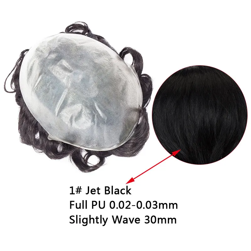 01 PU 0.02-0.03mm SEGO 8 ''* 10'' ПУ& швейцарская кружевная накладка из искусственных волос для мужчин настоящие человеческие волосы не Реми мужские волосы парик заменить мужчин ts индийские Волосы плотность 95 - Парик Цвет: 01 PU 0.02-0.03mm