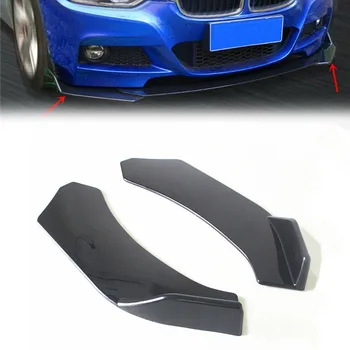 

2Pcs Car Front Bumper Splitter Lip Body Protector Diffuser Spoiler Universal