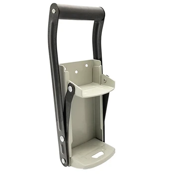

ELEG-12OZ Bottle Opener Beer Tin with Grip Handle Wall Mounted Recycling Tool Environmentally Tank Press Bottle Flattening