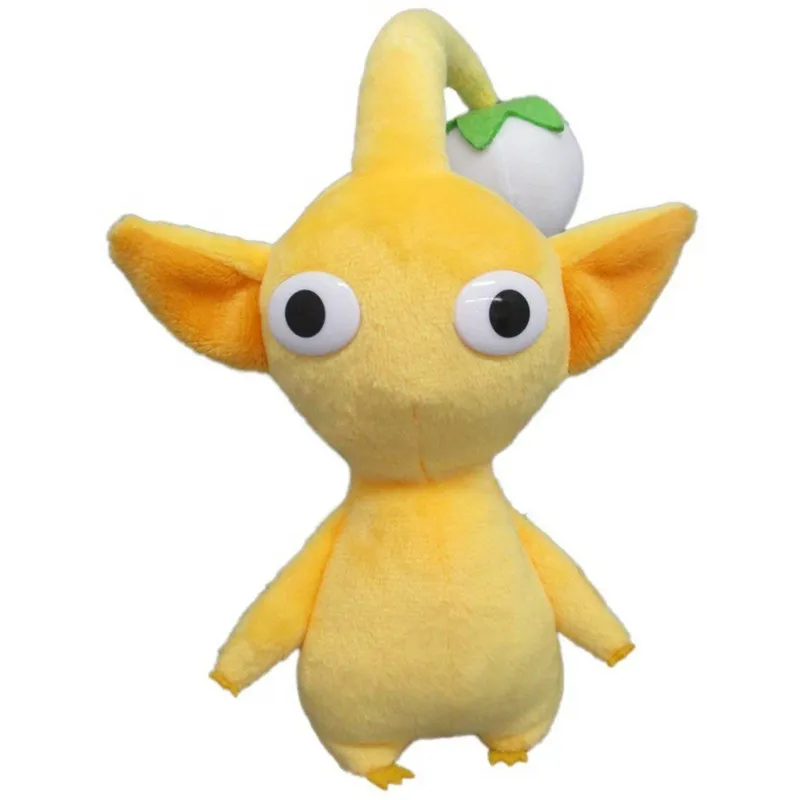 Золотой 1 шт. 18 см Милая игра Pikmin игрушка плюшевая кукла игрушка для домашнего декора мягкая плюшевая кукла игрушка красный синий желтый цветы - Цвет: Золотой