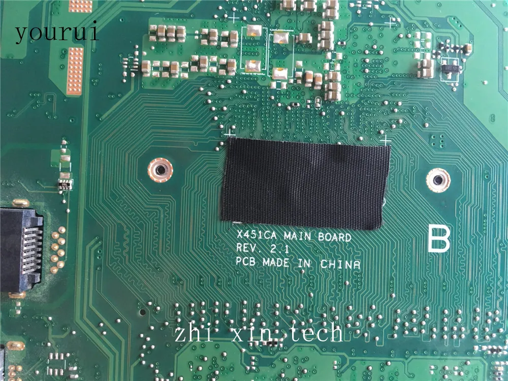 Yourui оригинальная материнская плата для ASUS X451CA, материнская плата для ноутбука REV 2,1 с процессором 4 Гб оперативной памяти, тестовая работа, идеальная