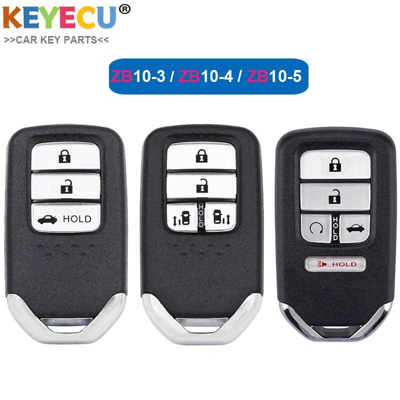 KEYECU KEYDIY ZB10-3 ZB10 / ZB10-4 ZB10-5 для Honda Стиль Смарт Универсальный KD дистанционный ключ