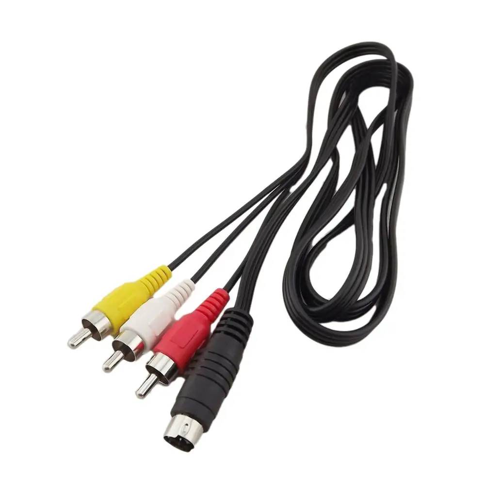 1pc 5Ʈ 4 S-  3 RCA  ÷ AV    Ŀ ̺(DVD PC TV)