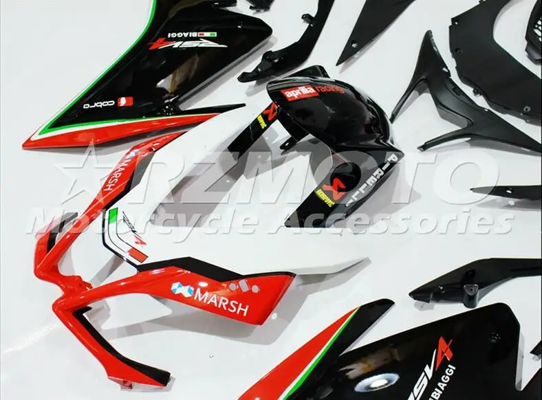 Полный комплект обтекателя мотоцикла подходит для Aprilia RSV4 1000 2010 2011 2012 2013 АБС-пластик стиль топа