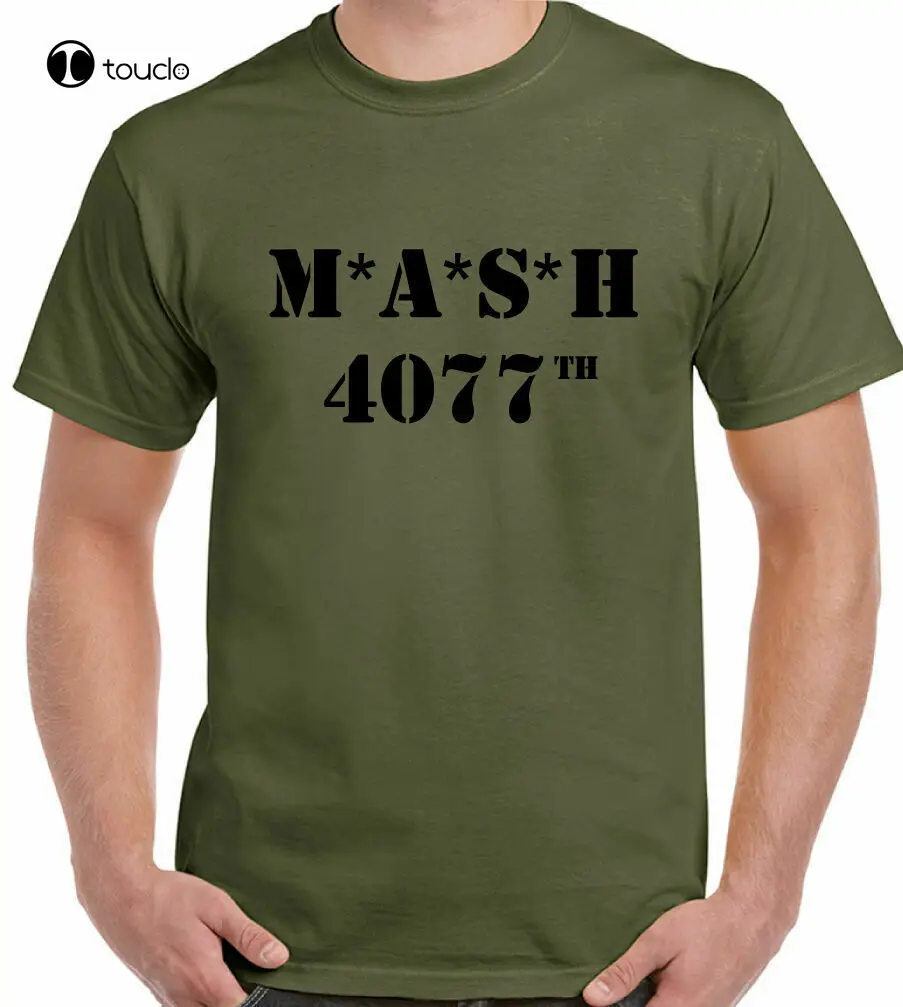 Mash T Shirt Mens 4077Th Retro Tv Show Programme Us Marines Medics 