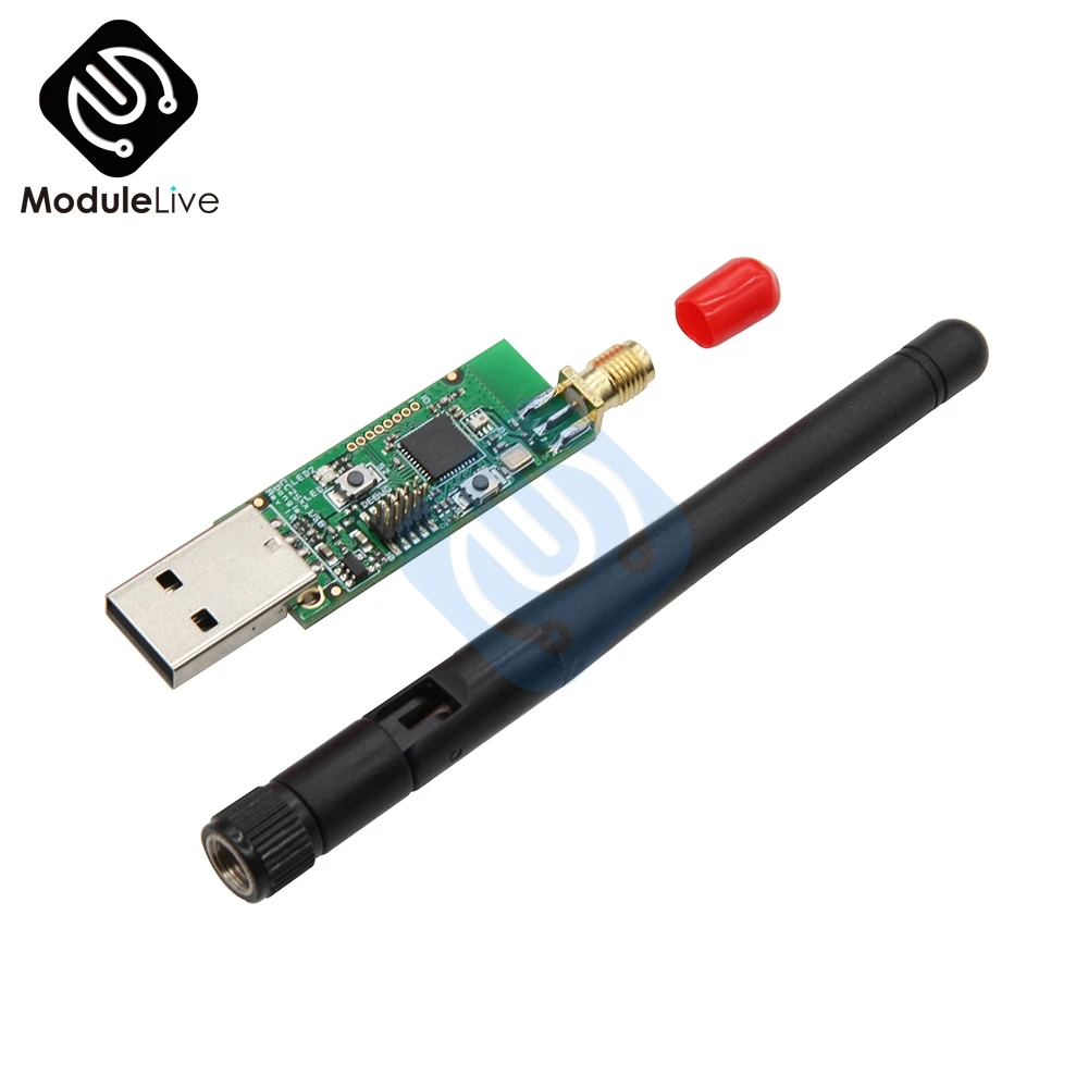 CC2540 With Antenna BLE 4,0 CC2540 CC2531 Zigbee Sniffer беспроводная Wifi плата Bluetooth ключ USB программист модуль загрузчика с внешней антенной - Цвет: CC2540 With Antenna
