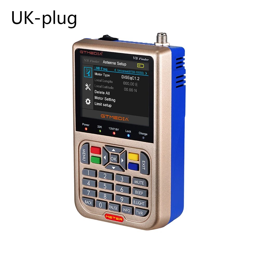 Updated Version V8 Finder Meter(V-73HD) DVB-S2/S2X Star Finder Digtal Satellite Finder Star Search