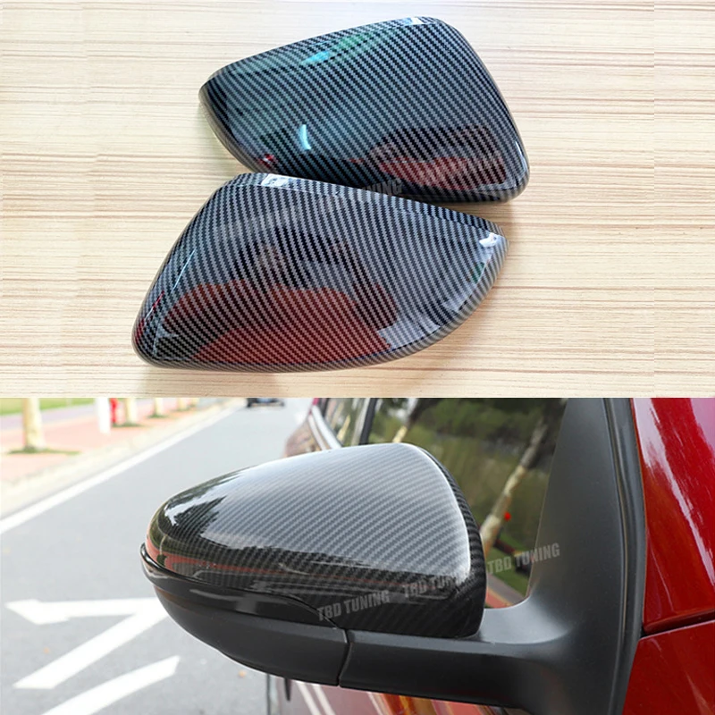 Чехол для зеркала заднего вида Volkswagen VW Golf Mk6 Carbon Look 2008 2009 2010 2011 2012 2013 2014 | Автомобили