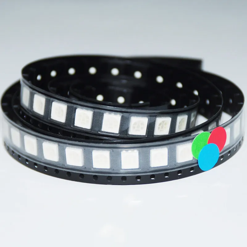 100 шт. SMD LED RGB диод 3528 5050 1206 Alto Brilho многоцветный Diod яркость красный зеленый синий|smd