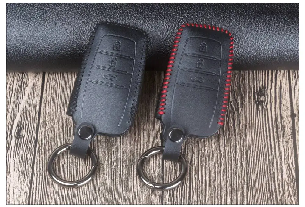 Кожаный чехол для ключей автомобиля для Toyota Corolla Avensis Verso Camry Yaris Auris Aygo Scion Hilux Fortuner Land Cruiser TC IM