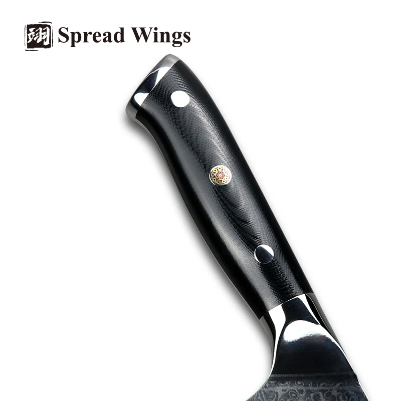 8 Inch Chef Knife Japanese Damascus Steel Kitchen Knives Handmade Cleaver G10 Handle Santoku Utility Paring Boning Cooking Tool chef knife