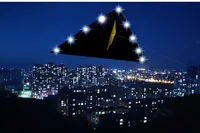 Outdoor Fun Sports New 2m Power  Delta LED Kite  With Handle And Line Good Flying 2