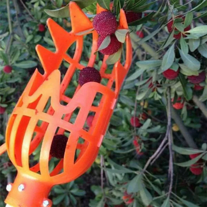 Оранжевый Пластик машина для сбора фруктов практичный садовый инструмент сбора фруктов зрелище DTT88