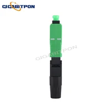 

100pcs SC APC FTTH optical fiber quick connector SC APC optical fiber single-mode quick connector 100% original