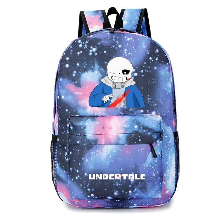 Аниме Undertale рюкзак для девочек мальчиков Книга сумка Sans для женщин mochila мужская дорожная сумка Undertale детей подростков школьные рюкзаки
