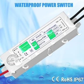 

Flame Retardant Pool Outdoor Pond Downlight Home Switch For LED Light Driver Transformer IP67 Waterproof Power Supply Adapter