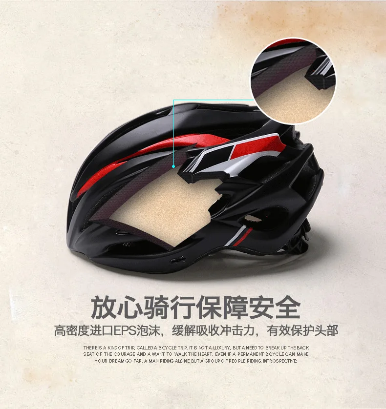 New bicycle helmet riding helmet mountain bike helmet adult hard hat riding equipment