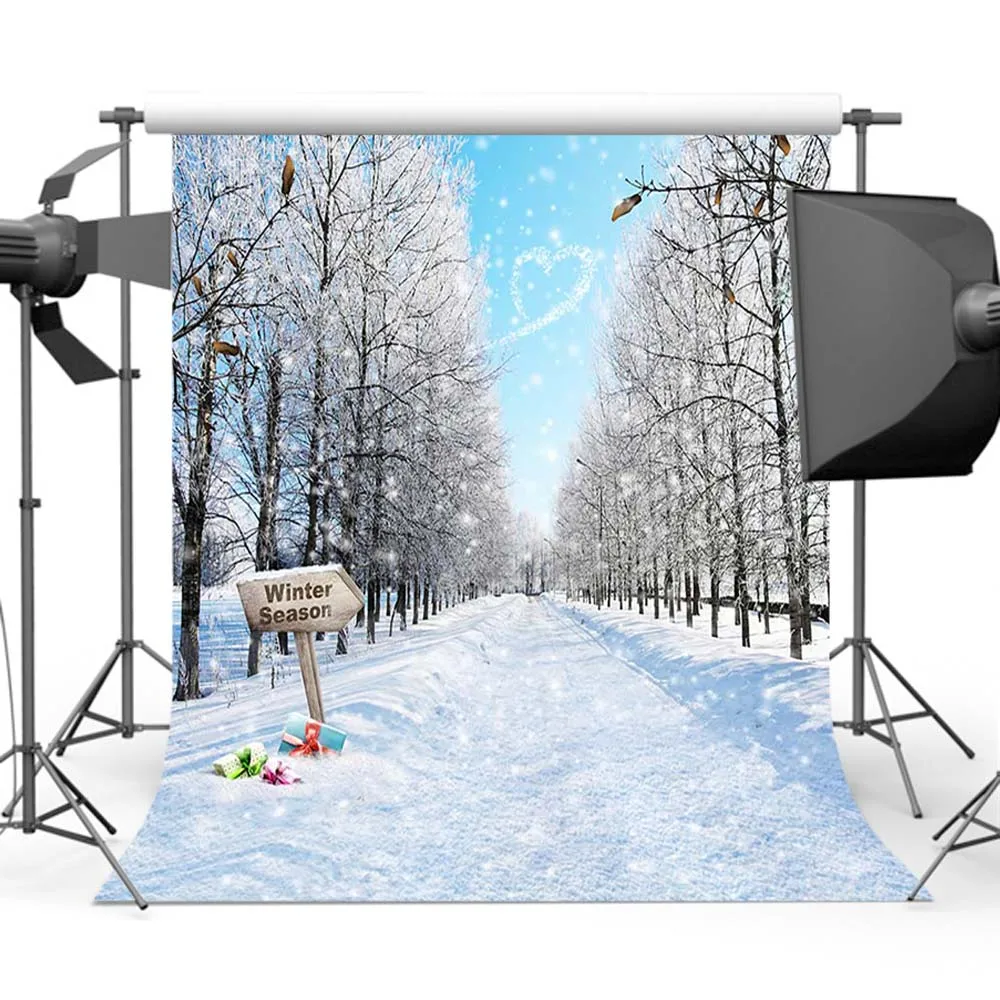 MOCSICKASnow белый фон для фотосъемки зимний сезон фотостудии лес | Электроника