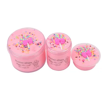 

60/120/200 ml Cloud Cotton Pink Slime Soft and Non-Sticky Fluffy Slime For Children Toys juguetes DIY puzzle decompression toy