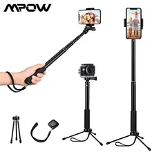Mpow 3 в 1 универсальная селфи палка Беспроводная Bluetooth Выдвижная селфи палка штатив с беспроводным дистанционным затвором для iPhone