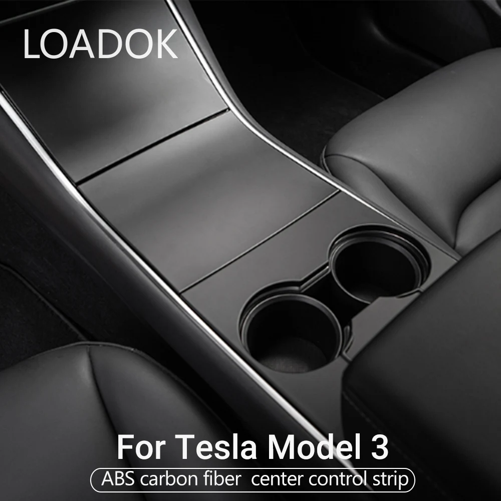 

4Pcs Model3 Car Central Control Panel Protective Patch for Tesla Model 3 Accessories Central Control Three Patch Feels 2017-2020