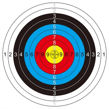 

1pcs Darts Paper Shooting Target Faces Practice Amusement Prop Heavy Gauge Bows Archery Exercise Accessories