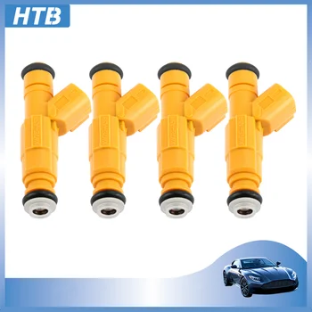 

HTB 4PCS New Fuel Injector 0280155857 For Lincoln Town For Ford E-350 Econoline F-250 F-350 Mercury 4.6L V8 1999-2001 XW7E-A5B