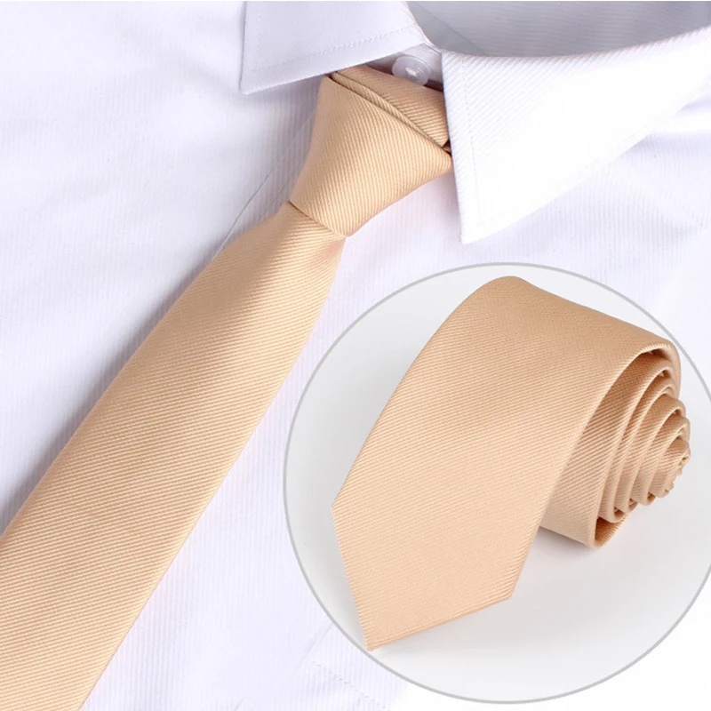 Hi-Tie, 6 см, тонкий галстук для мужчин, Одноцветный Шелковый узкий галстук, тканый, красный, синий, простой, мужской галстук, вечерние, свадебные, обтягивающие Галстуки - Цвет: E-XXX