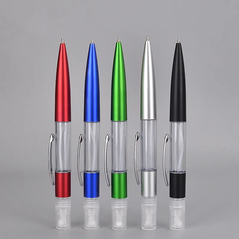 

1pcs Spray Pen Multifunction Ballpoint Pens Portable Refillable Multifunction Writing Pump Sprayer Empty 5ML Sprayer Gel Pen