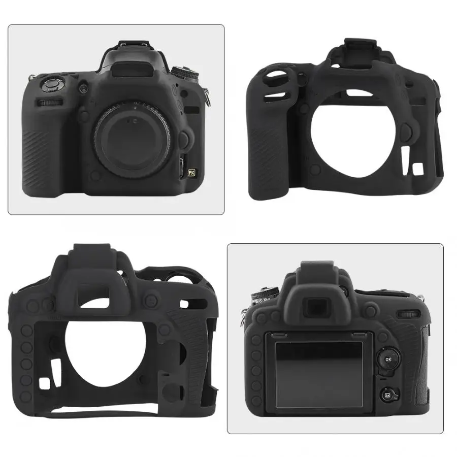 Прочный чехол для камеры Nikon D750 мягкий силиконовый защитный черный силиконовый чехол для камеры