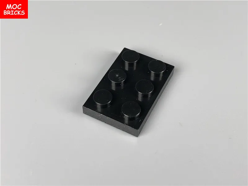 20 шт./лот кубики Moc Белый Красный Коричневый тарелка 2x3 подходит с 3021 DIY Развивающие строительные блоки экшн-фигурки Детские куклы Подарки