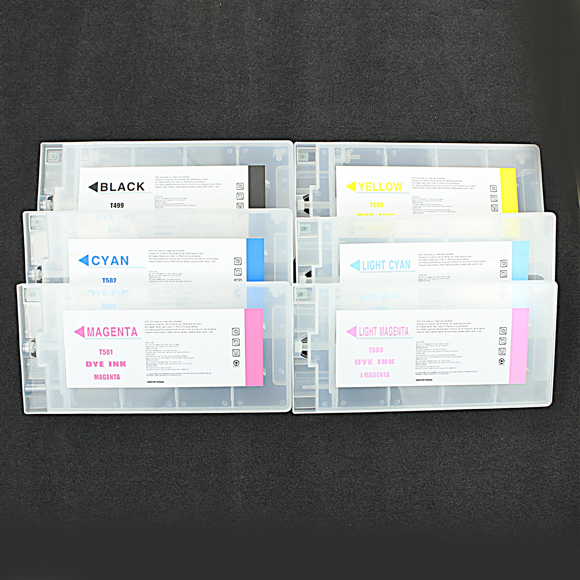 

T499-T504 T511-T516 T5491-T5496 Empty Refillable Ink Cartridges for Epson Stylus Pro10000 10600 Printer 850ML/PC